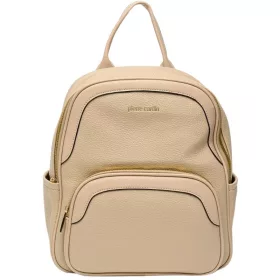 Pierre Cardin bézs rostbőr női hátizsák 31 x 27 x 15 cm