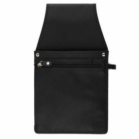   Choice fekete bőr pincértárca, brifkó tartó 14 × 24,5 cm