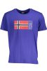 Norway 1963 férfi kék póló M