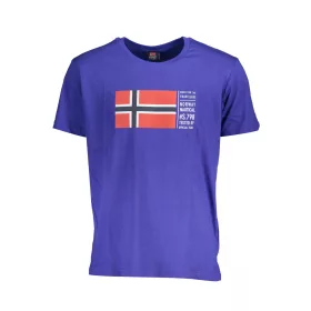 Norway 1963 férfi kék póló