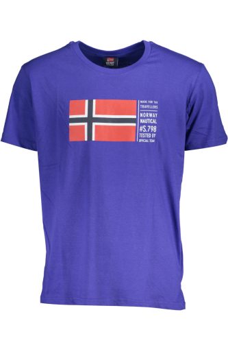 Norway 1963 férfi kék póló M
