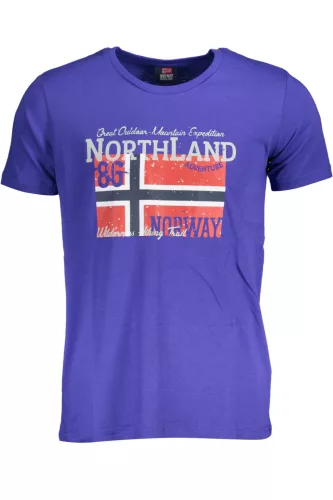 Norway 1963 férfi kék póló