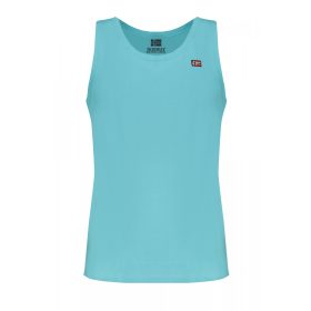 Norway 1963 férfi kék atléta póló XL