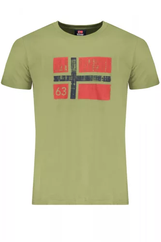Norway 1963 férfi zöld póló