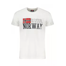 Norway 1963 férfi fehér póló
