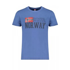 Norway 1963 férfi kék póló XL