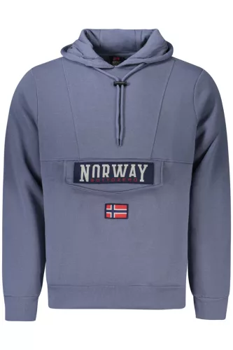 Norway 1963 férfi kék cipzáras pulóver