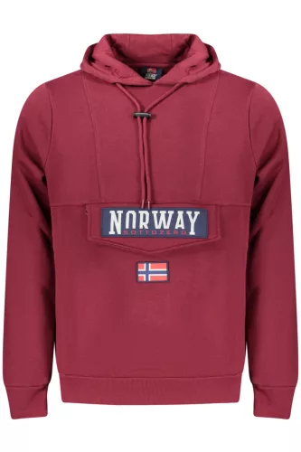 Norway 1963 férfi Lila cipzáras pulóver