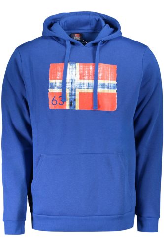 Norway 1963 férfi kék pulóver XL