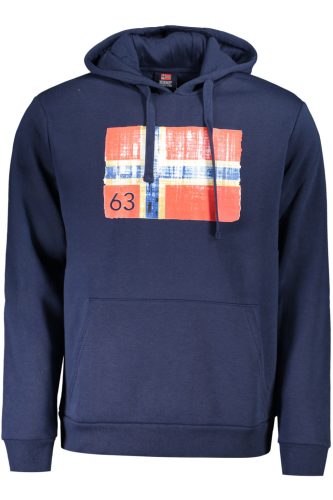Norway 1963 férfi kék pulóver XL