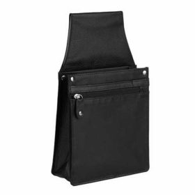   Choice fekete bőr pincértárca, brifkó tartó 14,5 × 24,5 cm