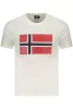 NORWAY 1963 FÉRFI RÖVID UJJÚ PÓLÓ, FEHÉR