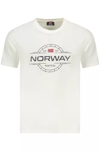 NORWAY 1963 FÉRFI RÖVID UJJÚ PÓLÓ, FEHÉR