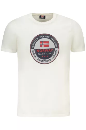 NORWAY 1963 FÉRFI RÖVID UJJÚ PÓLÓ, FEHÉR