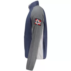 Norway 1963 férfi kék cipzáras pulóver