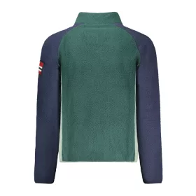 Norway 1963 férfi zöld cipzáras pulóver