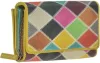 Greenburry Candy Shop színes cikkcakk mintás női bőr pénztárca 17 x 10cm
