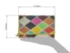 Greenburry Candy Shop színes cikkcakk mintás női bőr pénztárca 17 x 10cm