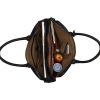 Burkely Vintage Jack fekete színű bőr laptoptáska, vállpánttal 13,3"