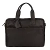 Burkely Vintage River fekete bőr laptoptartós, oldaltáska 15,6''