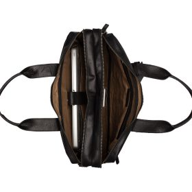   Burkely Fundamental Vintage fekete bőr laptoptáska 14"