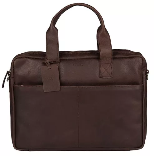 Burkely Vintage Jesse Worker barna bőr laptoptáska, oldaltáska 14"