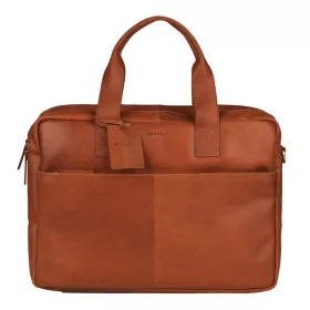   Burkely Vintage Jesse Worker konyak bőr laptoptáska, oldaltáska 14"