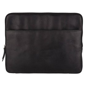   Burkely Josh Vintage fekete bőr mappa, laptoptáska 15,6"