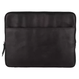   Burkely Josh Vintage fekete bőr mappa, laptoptáska 15,6"