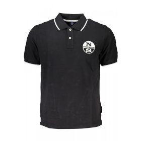 North Sails férfi fekete galléros, piké póló XL