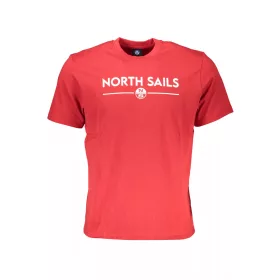 North Sails férfi piros rövid ujjú póló XL