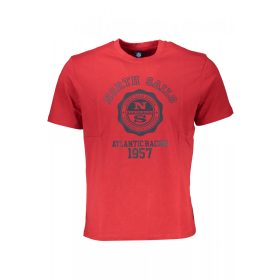 North Sails férfi piros rövid ujjú póló XL