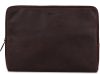 Burkely Antique Avery sötétbarna bőr laptoptáska 15,6"