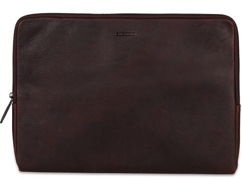 Burkely Antique Avery sötétbarna bőr laptoptáska 15,6"