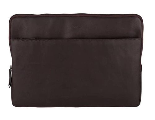 Burkely Vintage Josh sötétbarna bőr laptoptáska 15,6"