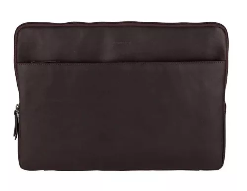 Burkely Vintage Josh sötétbarna bőr laptoptáska 15,6"