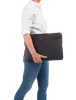 Burkely Vintage Josh sötétbarna bőr laptoptáska 15,6"