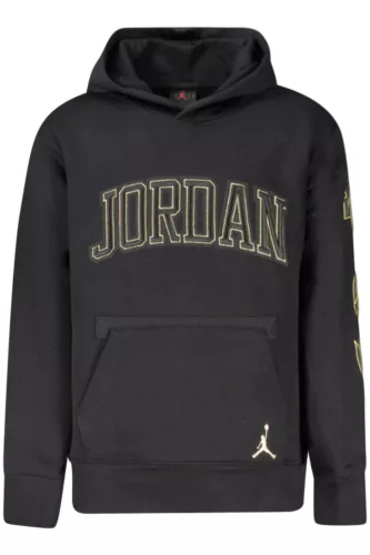 Jordan férfi belebújós pulóver, fekete