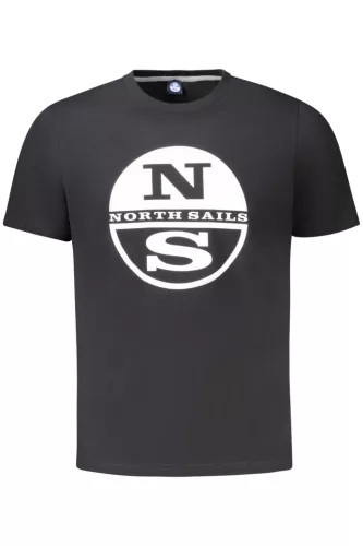 North Sails fekete férfi rövid ujjú póló 