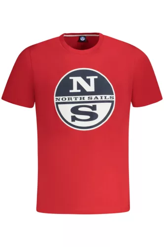North Sails piros férfi rövid ujjú póló 