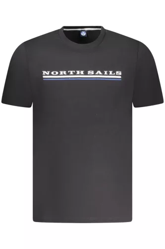 NORTH SAILS FÉRFI RÖVID UJJÚ PÓLÓ, FEKETE