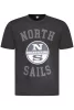 NORTH SAILS FÉRFI RÖVID UJJÚ PÓLÓ, FEKETE