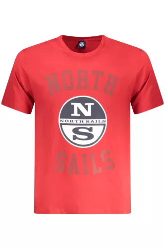 North Sails férfi piros rövid ujjú póló