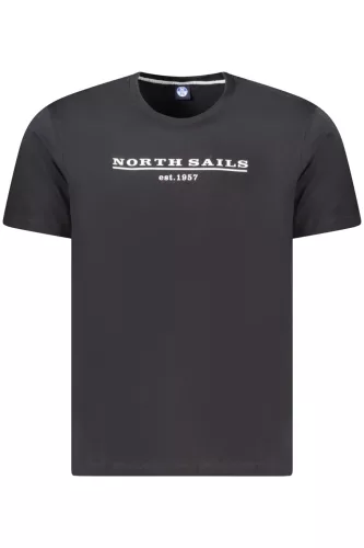 North Sails fekete férfi rövid ujjú póló 