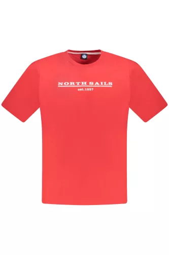 North Sails férfi piros rövid ujjú póló XL