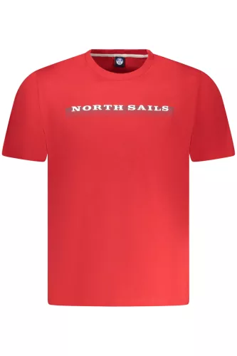 North Sails férfi piros rövid ujjú póló