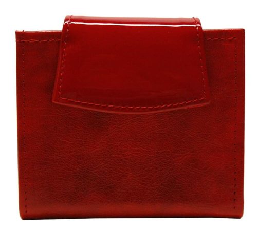 Ága Hengl Andi piros női bőr pénztárca 11 × 9 cm
