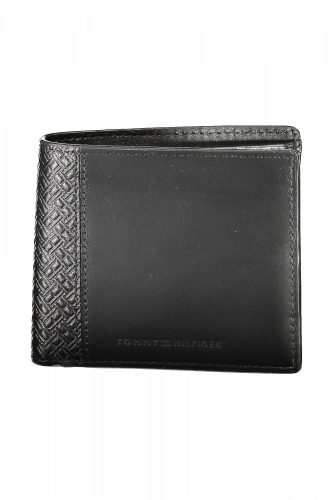 Tommy Hilfiger fekete férfi bőr pénztárca 11 x 10 x 2 cm