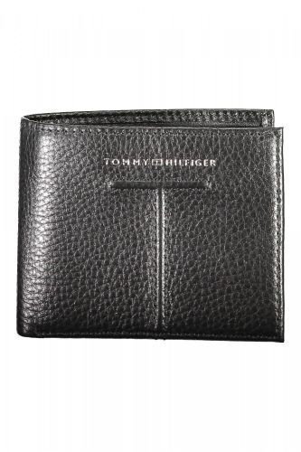 Tommy Hilfiger fekete férfi bőr pénztárca 12 x 10 x 3 cm