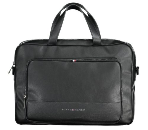 Tommy Hilfiger férfi fekete aktatáska, laptoptáska 39 x 27 x 7 cm